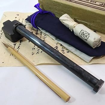 銅製 矢立 筆記具 布袋 アンティーク 骨董 大きいサイズ 銅製 矢立 筆記具 布袋 アンティーク 骨董 大きいサイズ